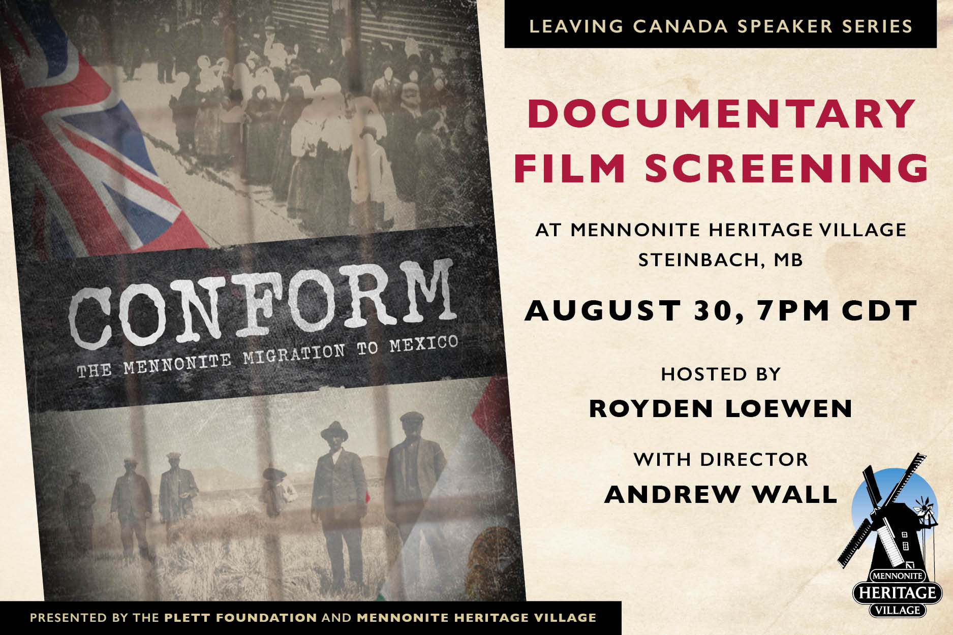 Featured image for “Conform Documentary Screening”